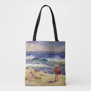 Bolso De Tela Sorolla - Niño en la arena