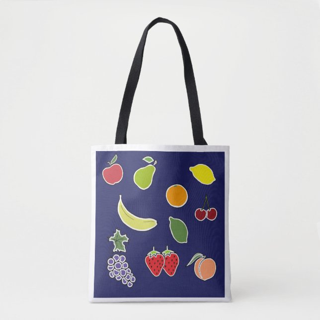 Bolso De Tela Sorpresa de frutas (Anverso)