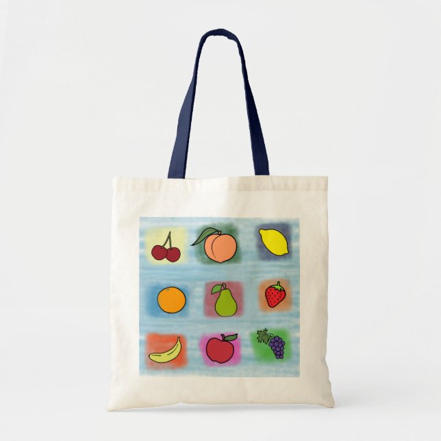 Bolso De Tela Sorpresa de frutas (Frente)