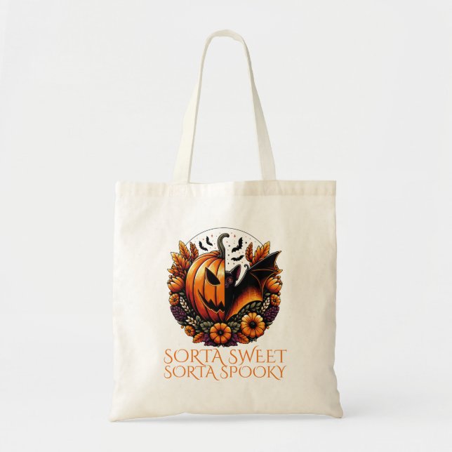 Bolso De Tela Sorta Sweet Sorta Spooky (Frente)