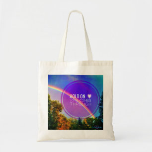 BOLSO DE TELA SOSTÉNGASE EN EL TOTE BRILLANTE <3