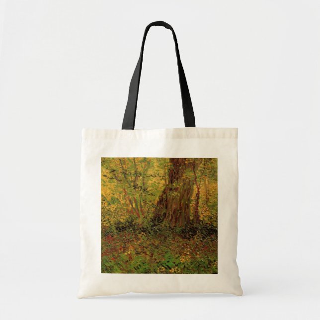 Bolso De Tela Sotobosque de Vincent van Gogh (Frente)