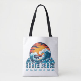 Bolso De Tela South Beach Florida