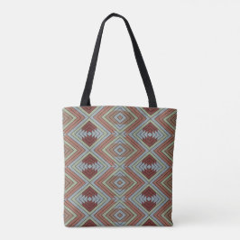 Bolso De Tela South West American Indian Style Patterned Art