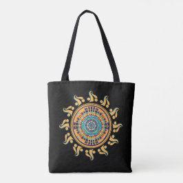 Bolso De Tela Southwest Sun Mandala Tote Bag