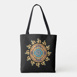 Bolso De Tela Southwest Sun Mandala Tote Bag