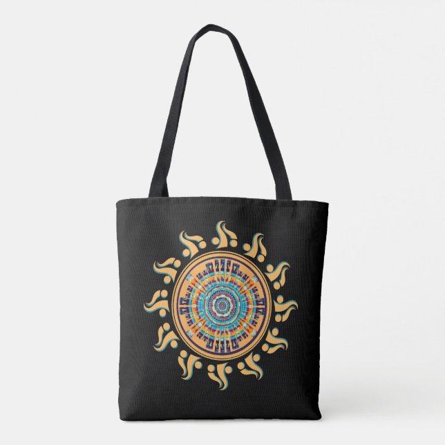 Bolso De Tela Southwest Sun Mandala Tote Bag (Reverso)