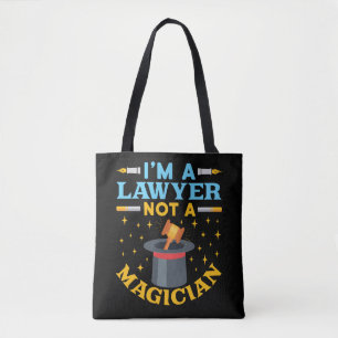 Bolso De Tela Soy abogado, no mago