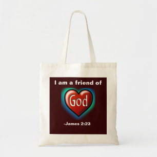 Bolso De Tela Soy amigo de Dios