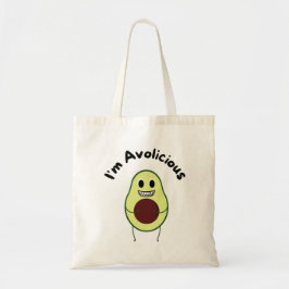 Bolso De Tela Soy Avolicious - Funny Fruit Pun