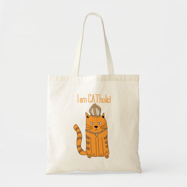 Bolso De Tela Soy CATholic (Frente)
