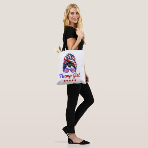 Bolso De Tela Soy Chica de Trump, desordenada elección de un bol