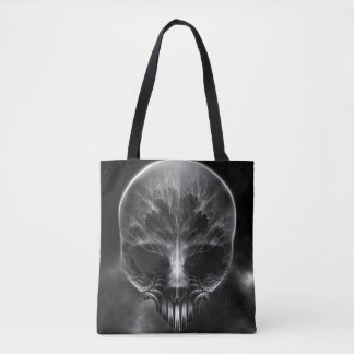Bolso De Tela Soy Doom Fractal Skull