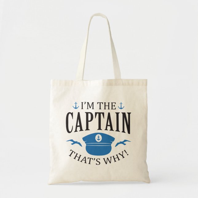 Bolso De Tela Soy el capitán (Frente)