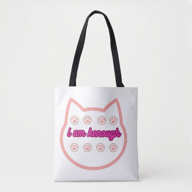 Bolso De Tela Soy el gato ksuficiente t-shert (Anverso)