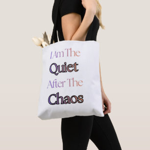 Bolso De Tela Soy El Silencio Después Del Caos