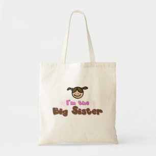 Bolso De Tela Soy el tote de la hermana grande