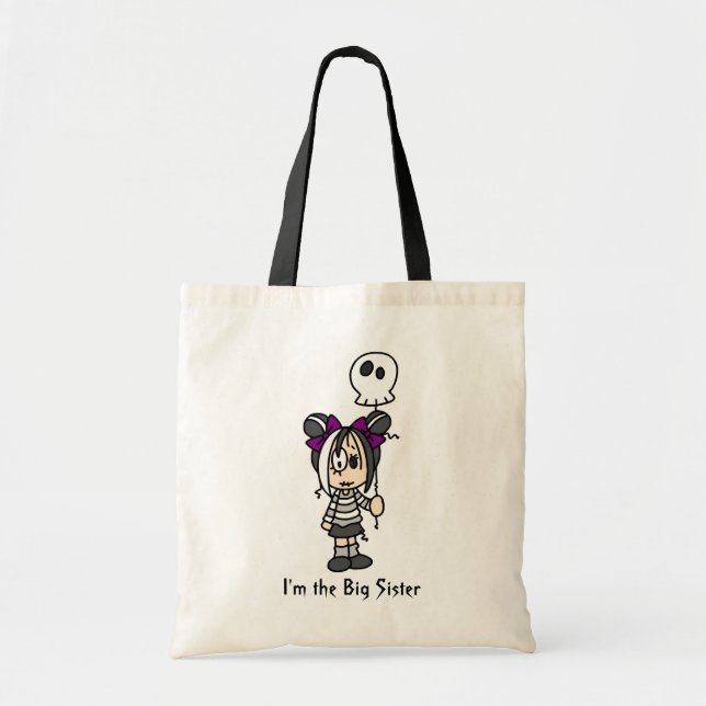 Bolso De Tela Soy el totebag de la hermana grande (Frente)