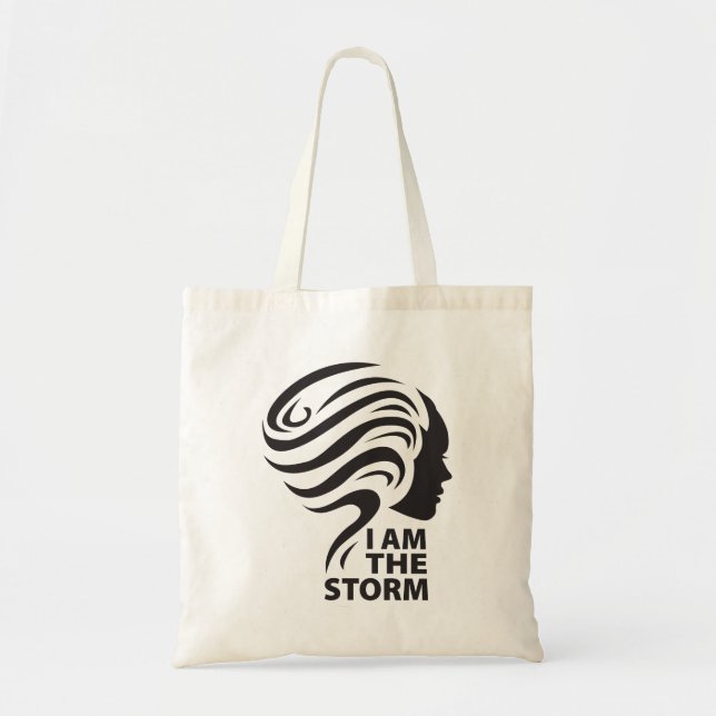 Bolso De Tela Soy el totebag de la tormenta (Frente)