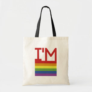 Bolso De Tela Soy gay   Bandera arco iris