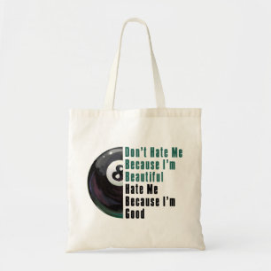 Bolso De Tela Soy Hermosa, Soy Buena 8 Ball