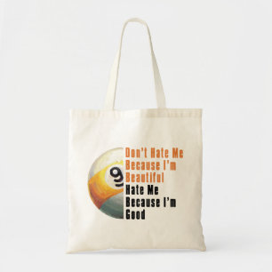 Bolso De Tela Soy Hermosa, Soy Buena 9 Ball