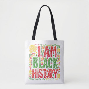 Bolso De Tela Soy historia negra - Activismo negro