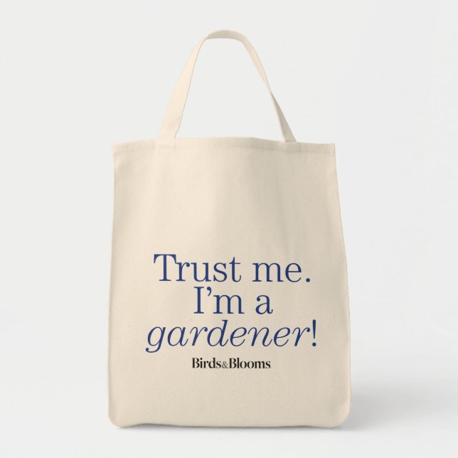 Bolso De Tela Soy jardinero (Frente)