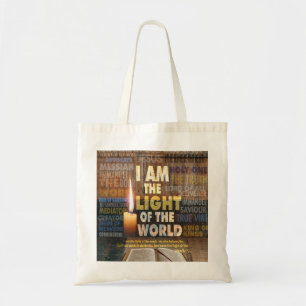 Bolso De Tela Soy la Luz del Mundo - Juan 8:12