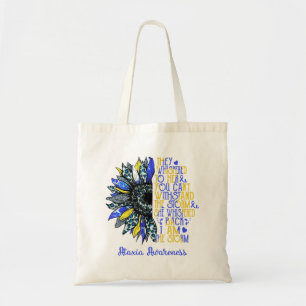 Bolso De Tela Soy la tormenta Sunflower Leopard Ataxia Warrior S