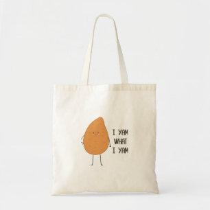 Bolso De Tela ¡Soy Lo Que Soy! Impresionante yam vegetable pun