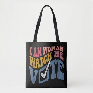 Bolso De Tela Soy Mujer Observarme Votar Por La Ola Azul 2024