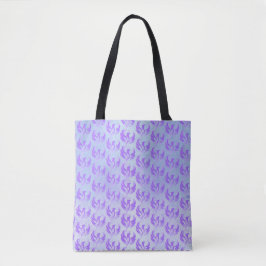 Bolso De Tela Soy Pájaro de Fuego de Llama Violeta - Femenino Sa