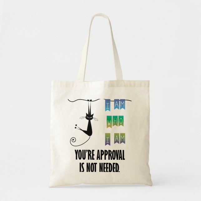 Bolso De Tela Soy quien soy Tote Bag (Frente)