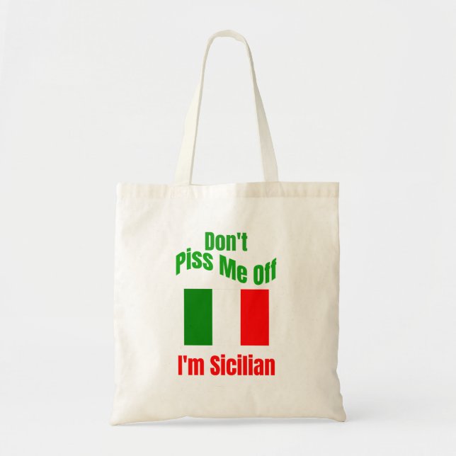 Bolso De Tela Soy siciliano (Frente)