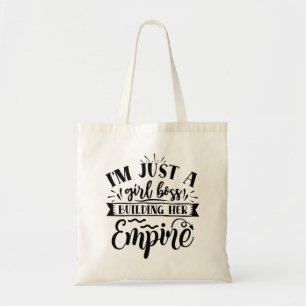 Bolso De Tela Soy Sólo Un Jefe Chica Construyendo Su Imperio