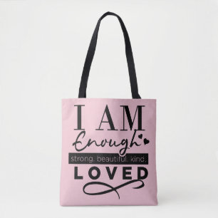 Bolso De Tela Soy Suficiente.