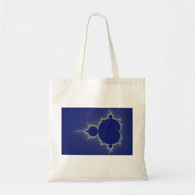 Bolso De Tela Soy Tan Azul - Fractal (Frente)