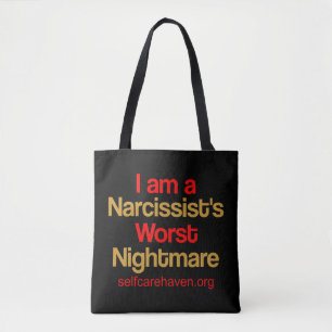 Bolso De Tela Soy tote dual de la pesadilla peor de un