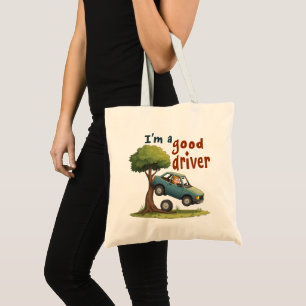 Bolso De Tela "Soy un buen conductor"