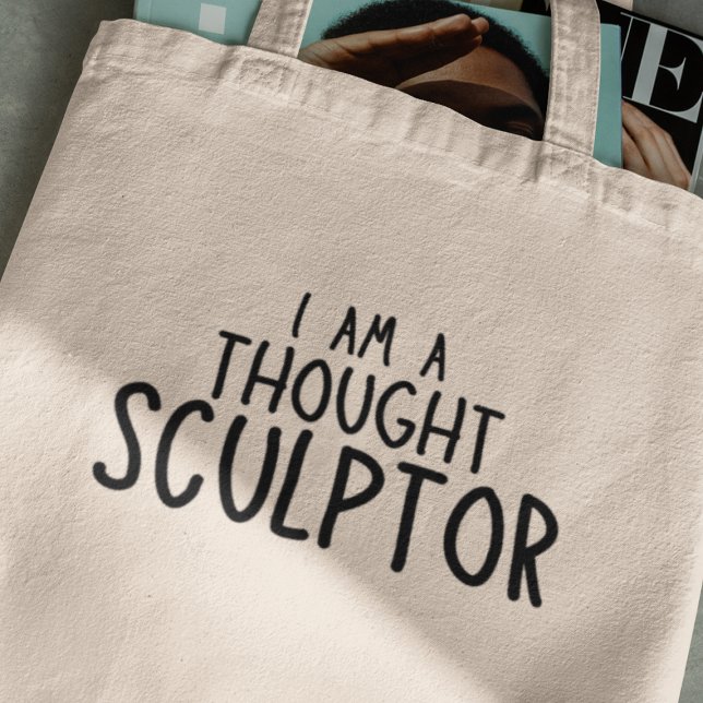 Bolso De Tela Soy un intelectual escultor regalo divertido creat (Embrace the art of thought sculpting – grab your tote and let your imagination flow freely!)