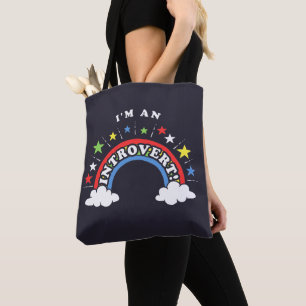 Bolso De Tela Soy un introvertido