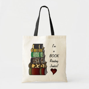 Bolso De Tela Soy un Junkie de lectura de libros