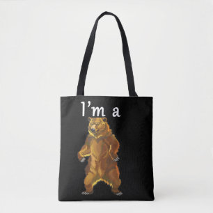 Bolso De Tela Soy un Oso Grizzly y Osos Brown