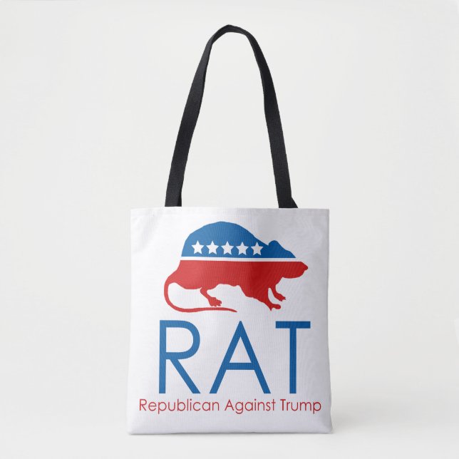 Bolso De Tela Soy un R.A.T.: Republicano contra Trump (Anverso)