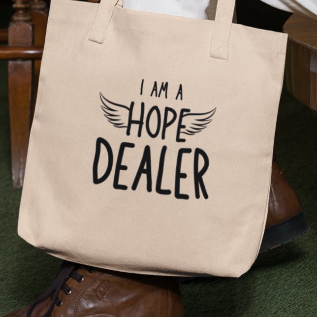 Bolso De Tela Soy un regalo divertido y original de inspiración  (Grab yours now, and be the dealer of hope in your world!)