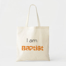 Bolso De Tela Soy un tote bautista