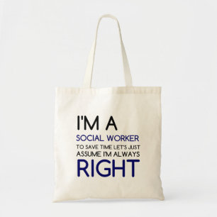 BOLSO DE TELA SOY UN TRABAJADOR SOCIAL