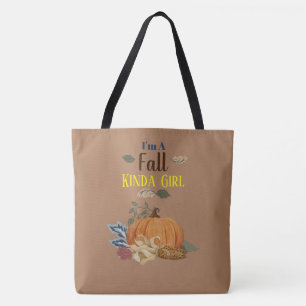 Bolso De Tela Soy una chica de otoño