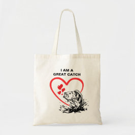 Bolso De Tela SOY UNA GRAN CAPTURA DE AMOR Pescando